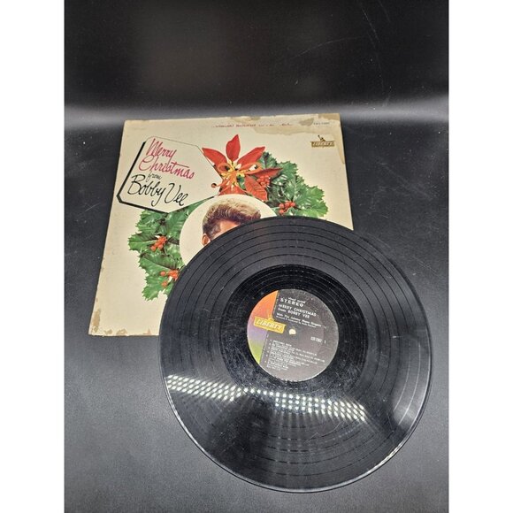 Merry Christmas From Bobby Vee LP Liberty LRP-3267 Vintage Vinyl Record TESTED - Picture 6 of 8